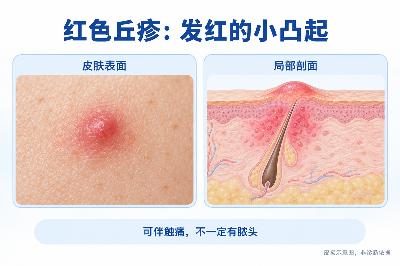中度｜出现红色丘疹，怎么护理才能少一些刺激？